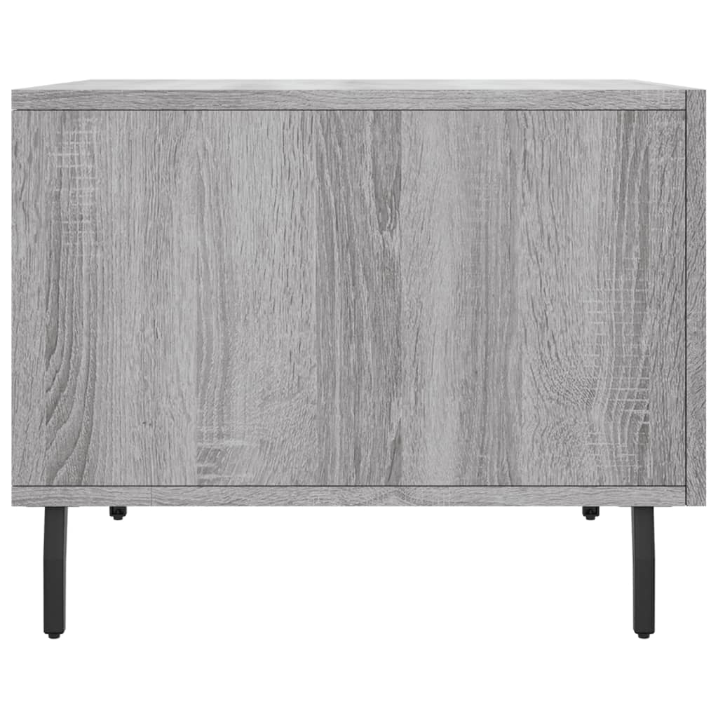 Coffee table, sonoma grey, 50x50x40 cm, processed wood