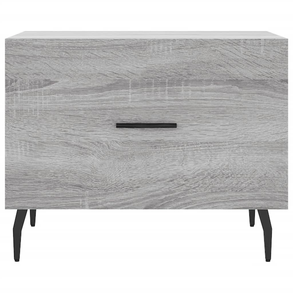 Coffee tables, 2 pcs., sonoma gray, 50x50x40 cm, composite wood