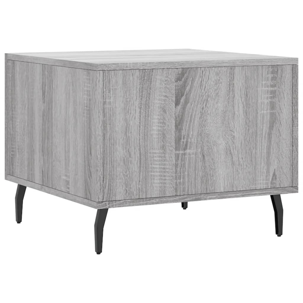 Coffee tables, 2 pcs., sonoma gray, 50x50x40 cm, composite wood