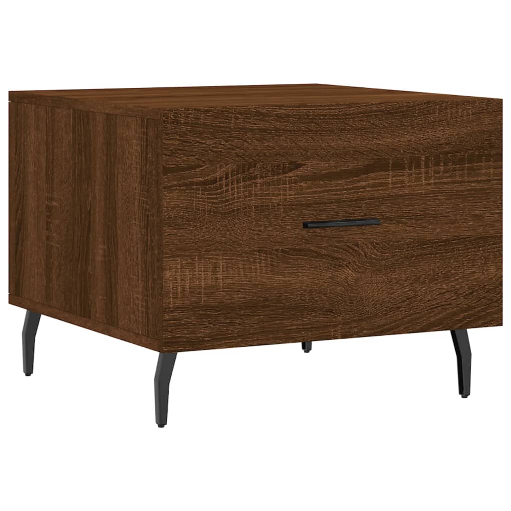 Coffee table, brown oak, 50x50x40 cm, processed wood