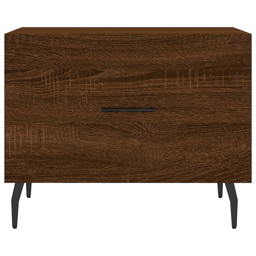 Coffee table, brown oak, 50x50x40 cm, processed wood