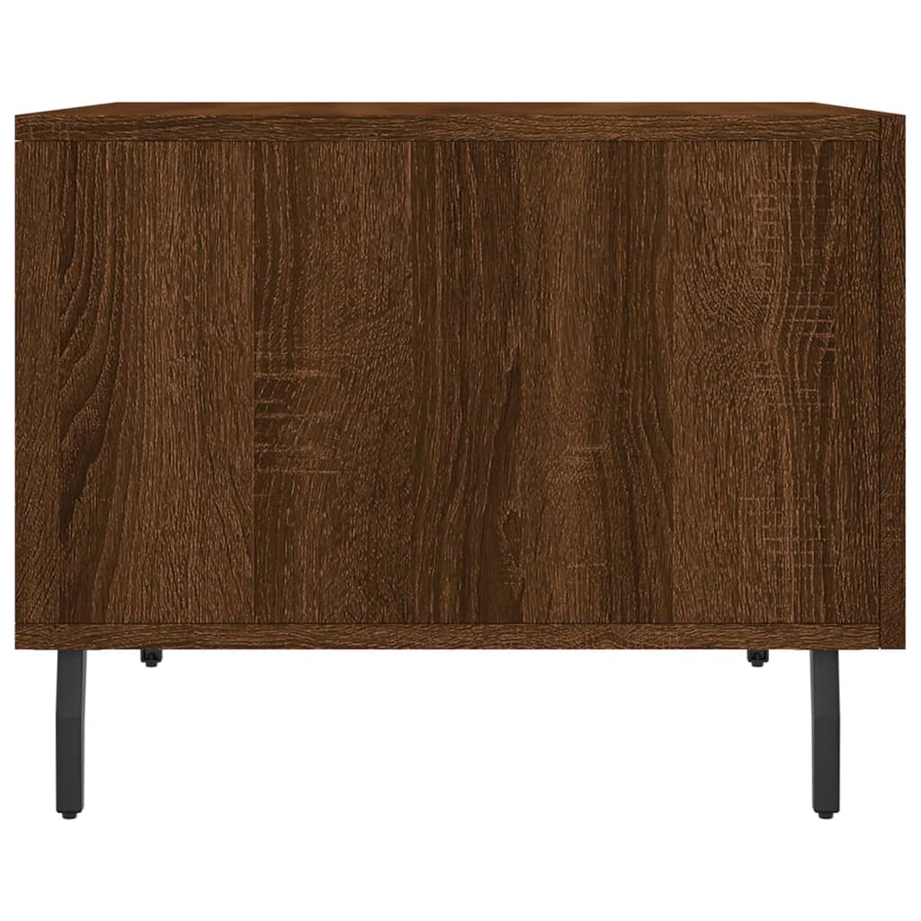 Coffee table, brown oak, 50x50x40 cm, processed wood