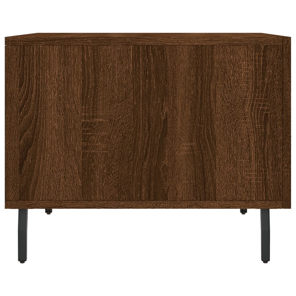 Coffee tables, 2 pcs. brown oak, 50x50x40 cm, composite wood