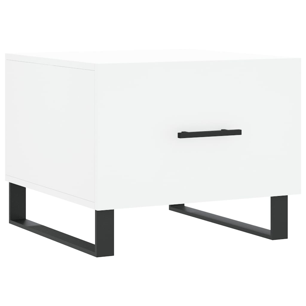 Coffee table, white, 50x50x40 cm, composite wood