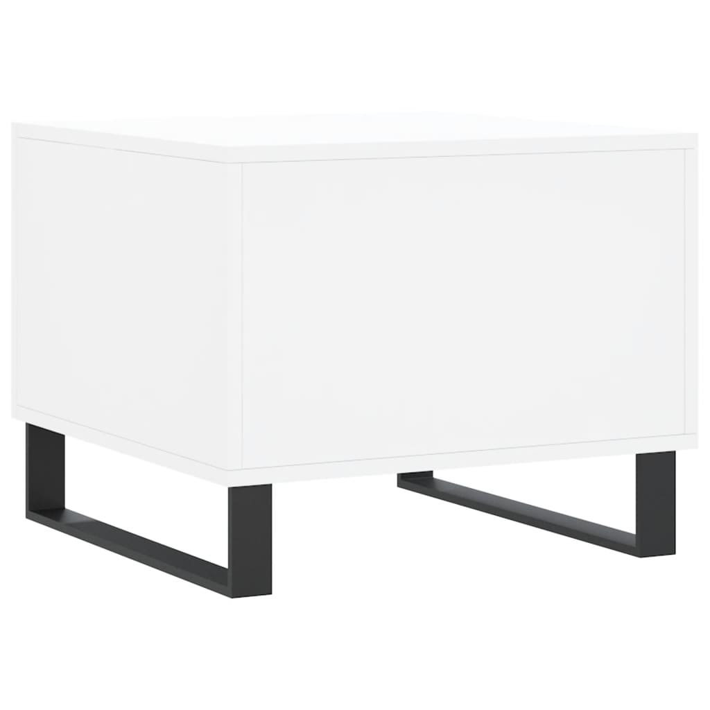 Coffee table, white, 50x50x40 cm, composite wood