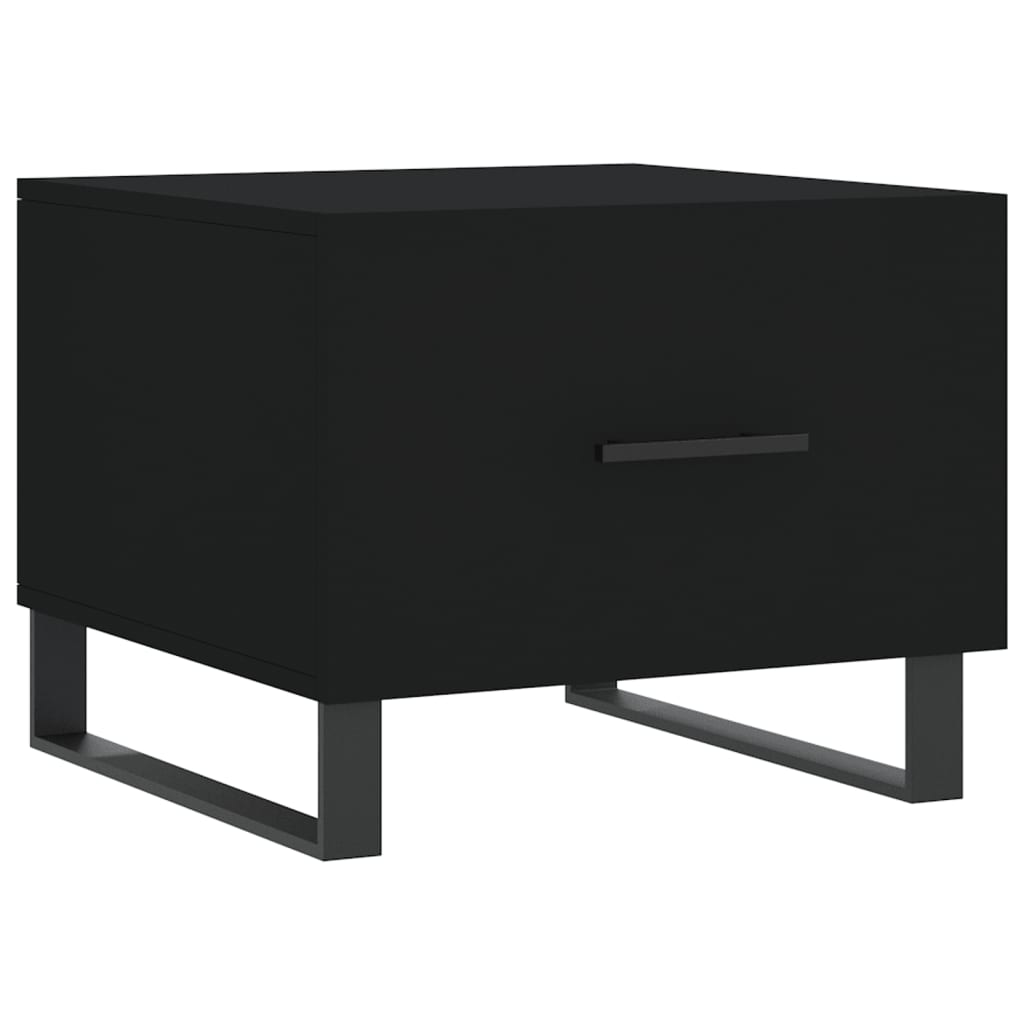 Coffee table, black, 50x50x40 cm, composite wood