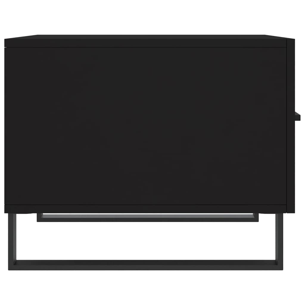 Coffee table, black, 50x50x40 cm, composite wood