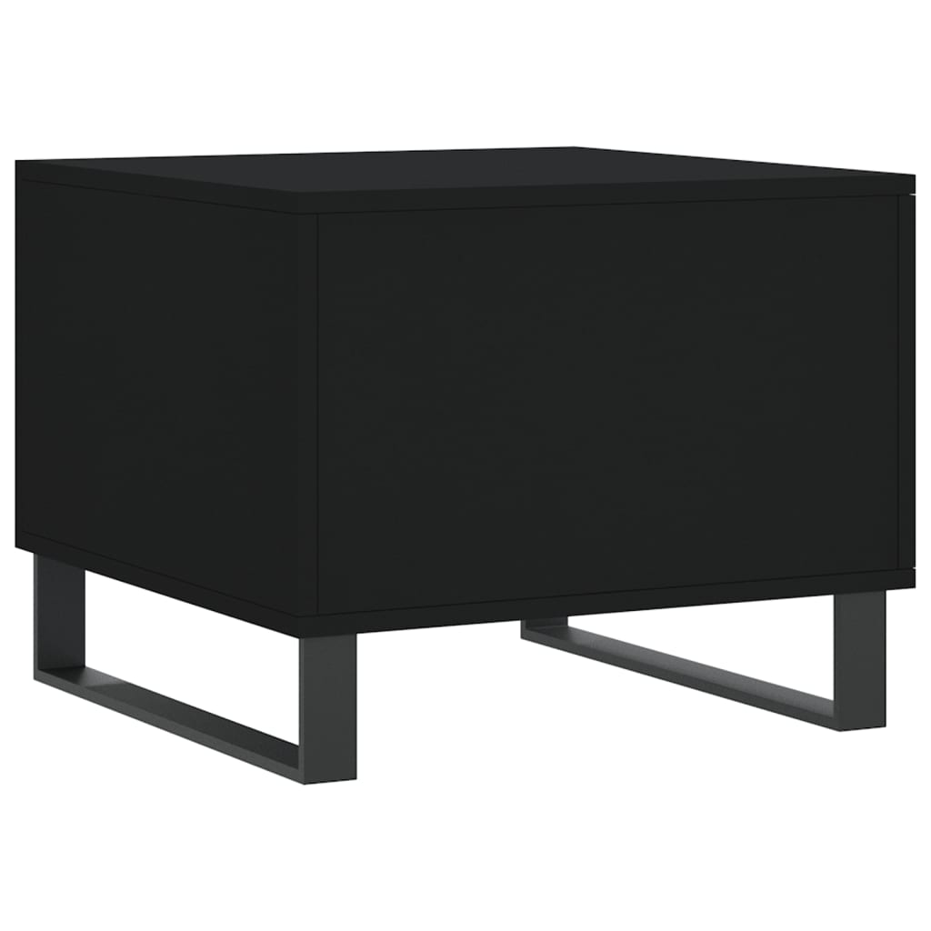 Coffee table, black, 50x50x40 cm, composite wood