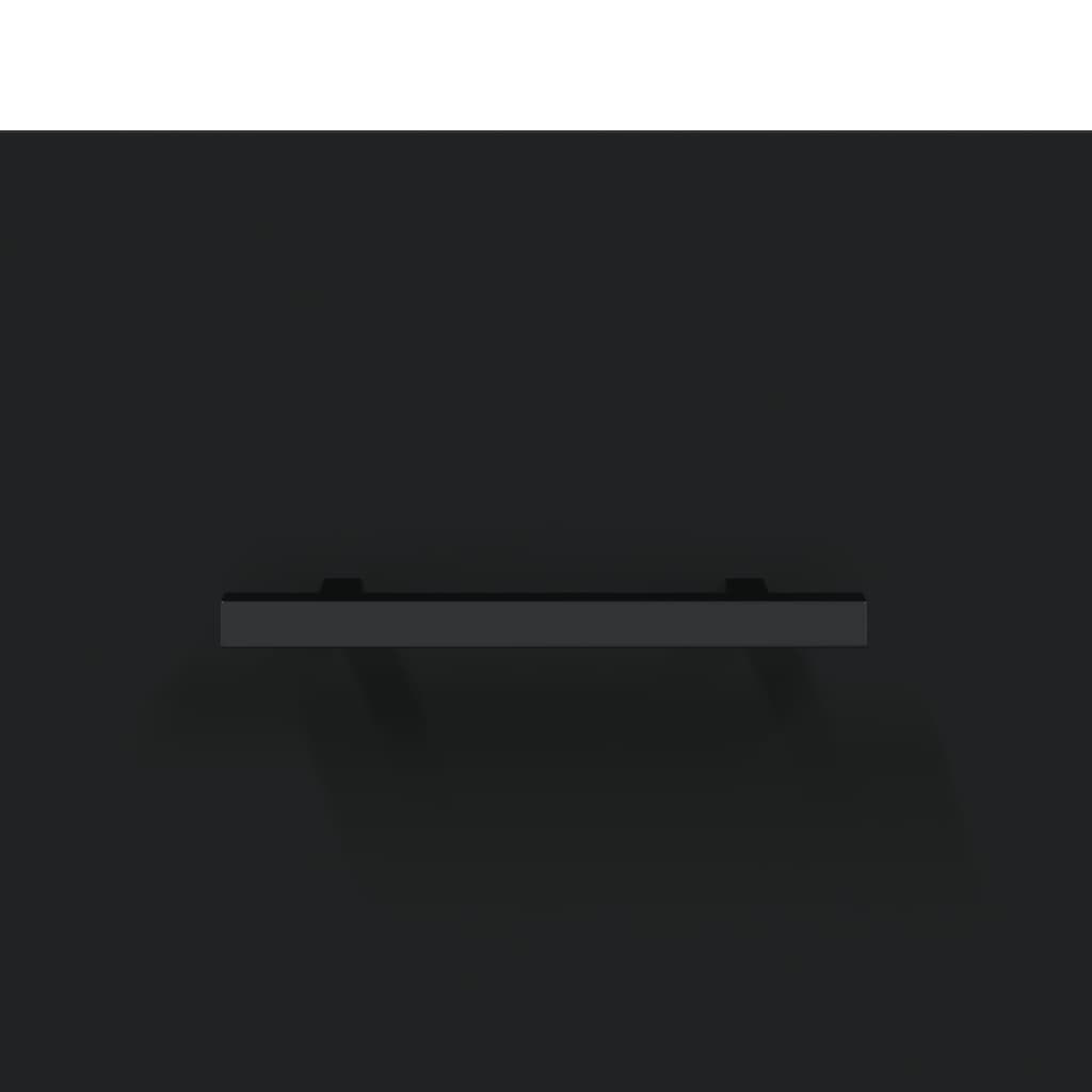 Coffee table, black, 50x50x40 cm, composite wood