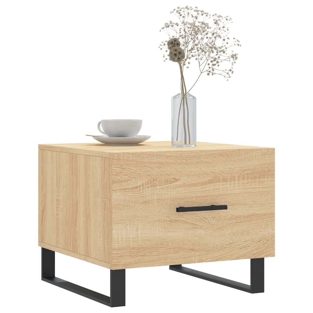 Coffee tables 2 pcs. sonoma oak 50x50x40 cm composite wood