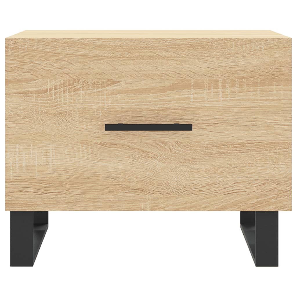 Coffee tables 2 pcs. sonoma oak 50x50x40 cm composite wood