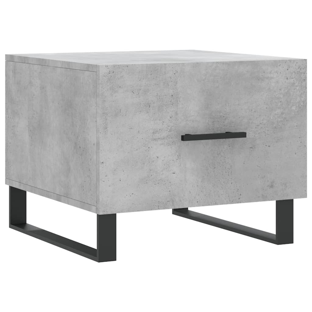 Coffee table, concrete gray, 50x50x40 cm, composite wood