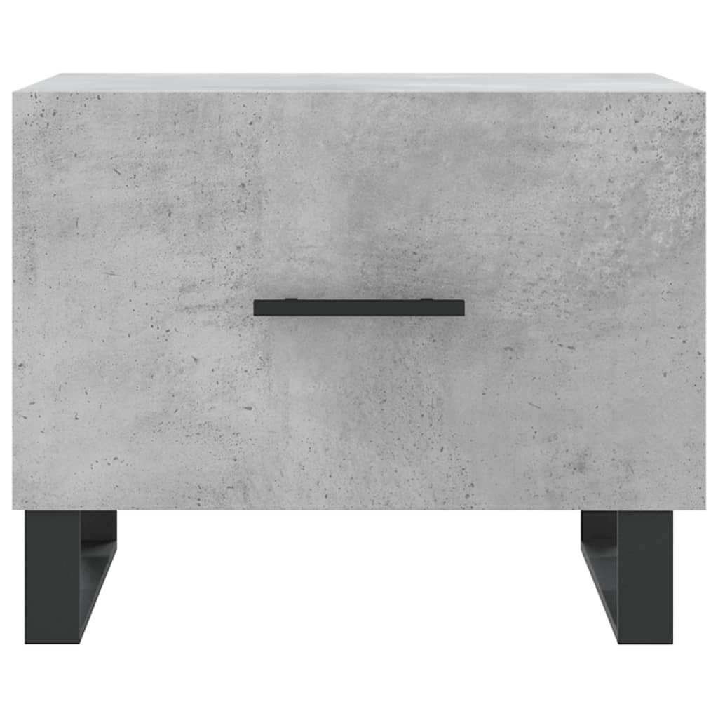 Coffee table, concrete gray, 50x50x40 cm, composite wood