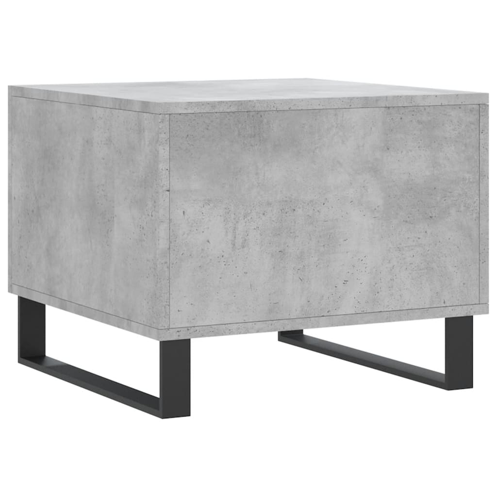 Coffee table, concrete gray, 50x50x40 cm, composite wood