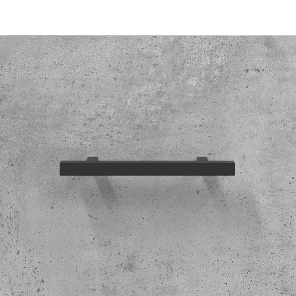 Coffee table, concrete gray, 50x50x40 cm, composite wood