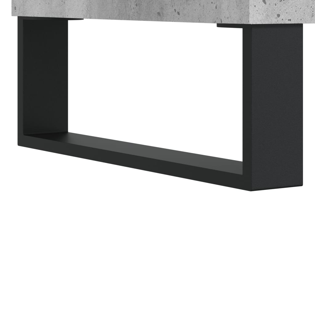 Coffee table, concrete gray, 50x50x40 cm, composite wood