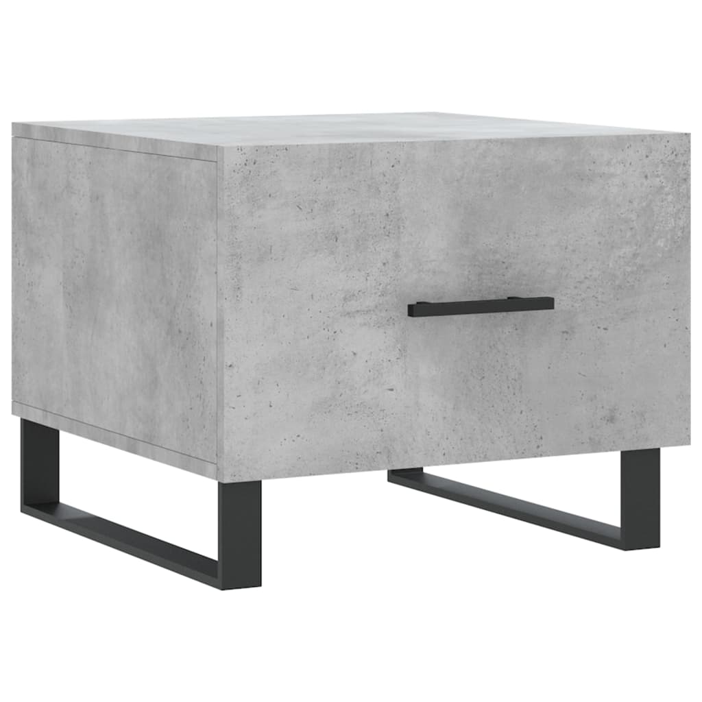 Coffee tables, 2 pcs., concrete gray, 50x50x40 cm, composite wood