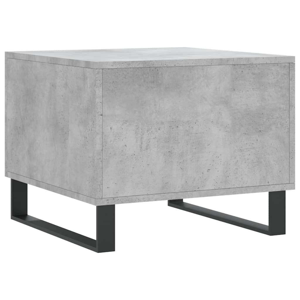 Coffee tables, 2 pcs., concrete gray, 50x50x40 cm, composite wood