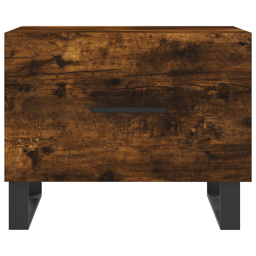 Coffee table, smoky oak, 50x50x40 cm, processed wood