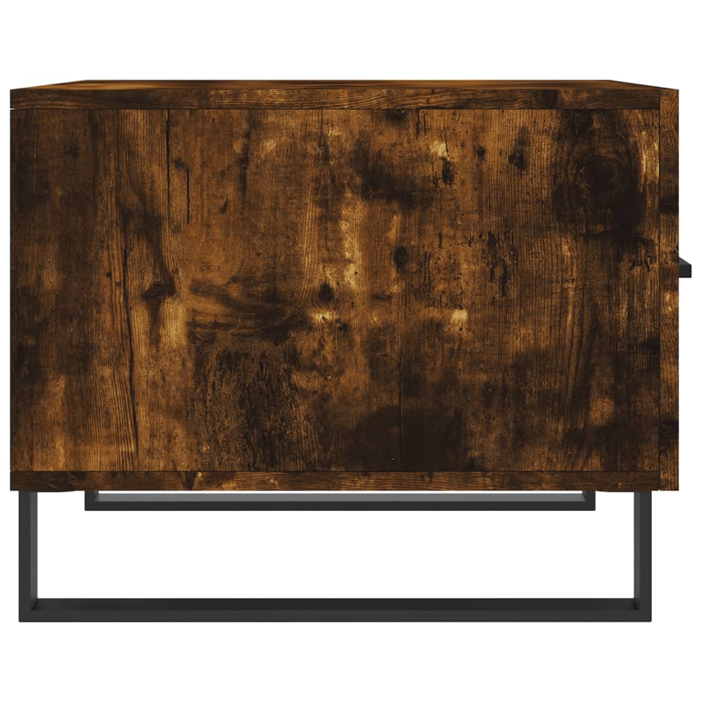 Coffee table, smoky oak, 50x50x40 cm, processed wood