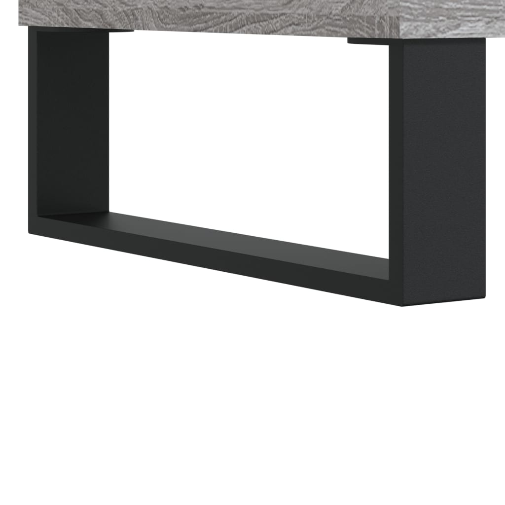 Coffee table, sonoma grey, 50x50x40 cm, processed wood