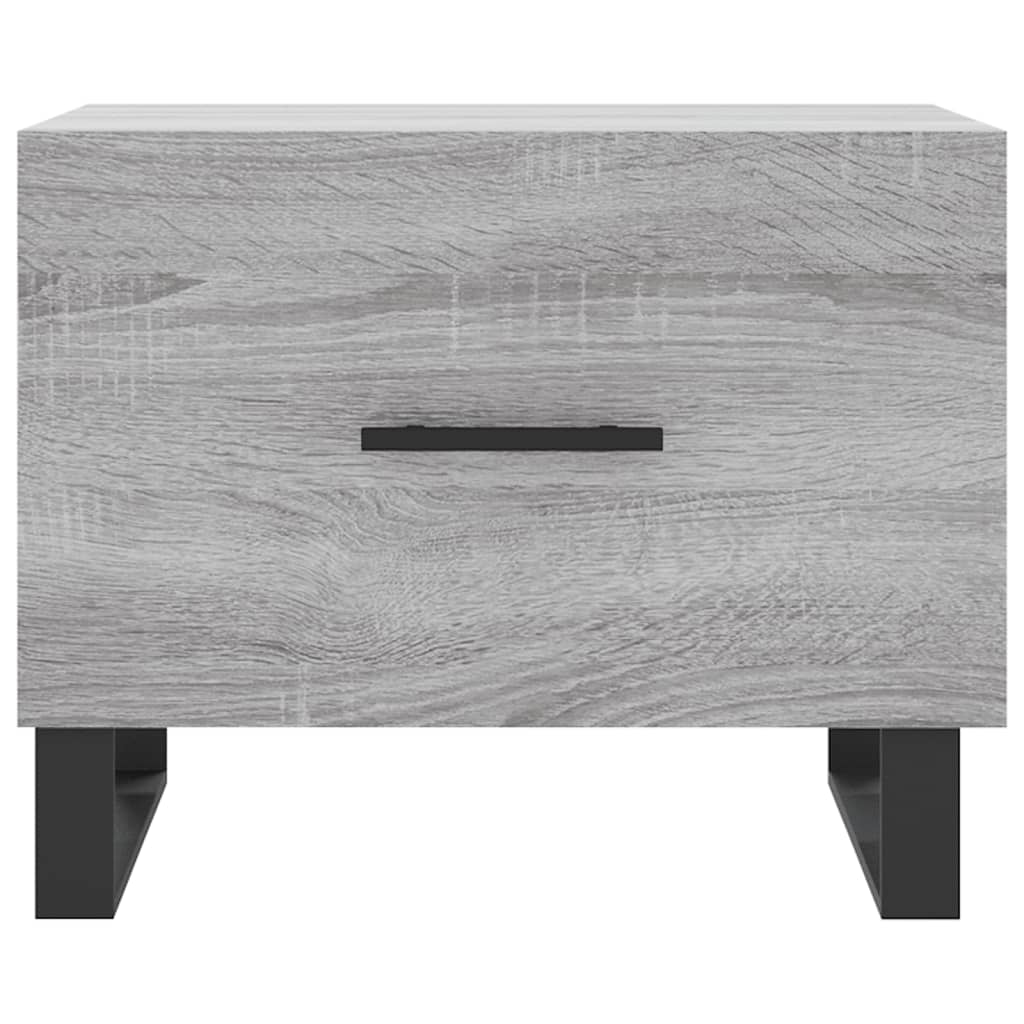 Coffee tables, 2 pcs., sonoma gray, 50x50x40 cm, composite wood