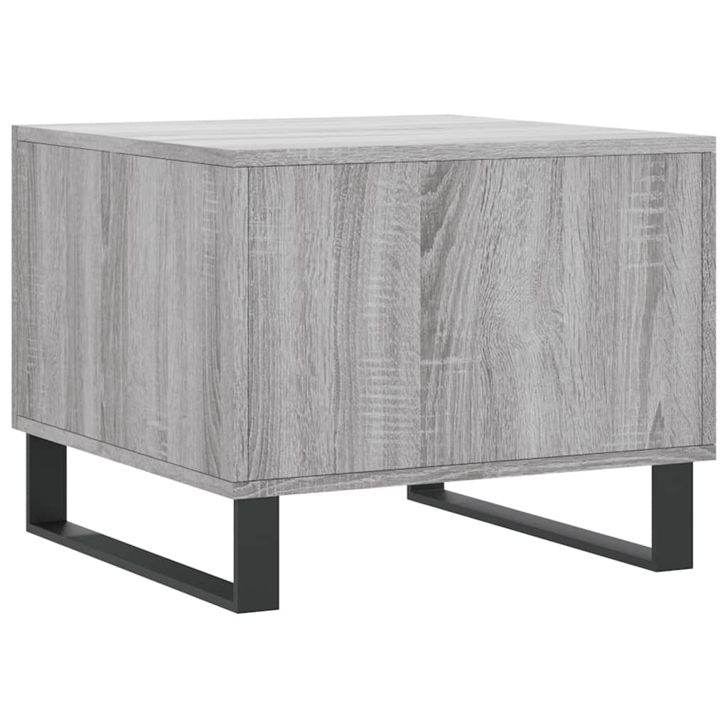Coffee tables, 2 pcs., sonoma gray, 50x50x40 cm, composite wood