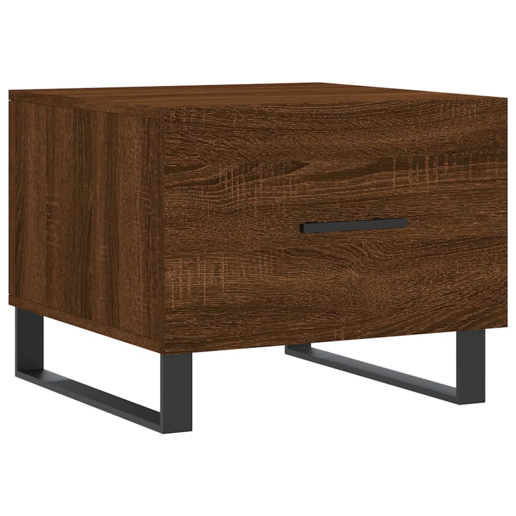 Coffee table, brown oak, 50x50x40 cm, processed wood