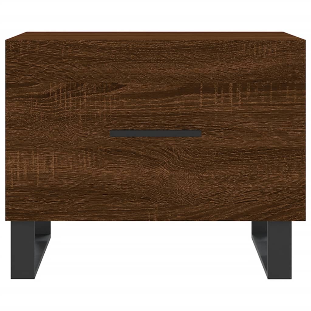 Coffee table, brown oak, 50x50x40 cm, processed wood