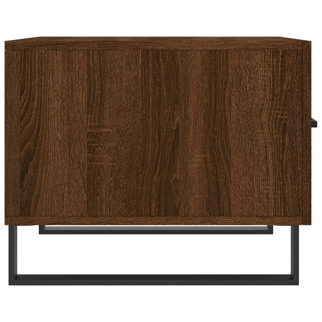 Coffee table, brown oak, 50x50x40 cm, processed wood