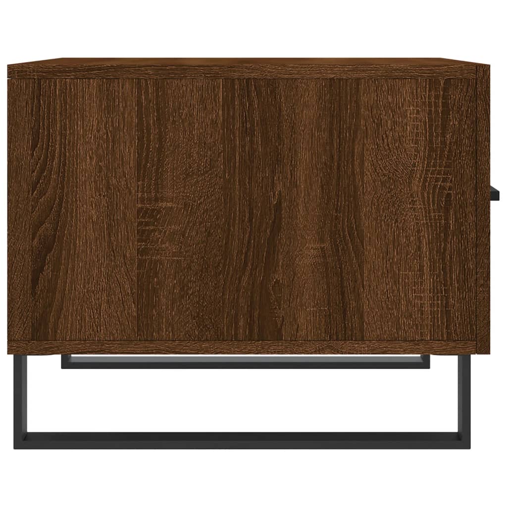 Coffee tables, 2 pcs. brown oak, 50x50x40 cm, composite wood