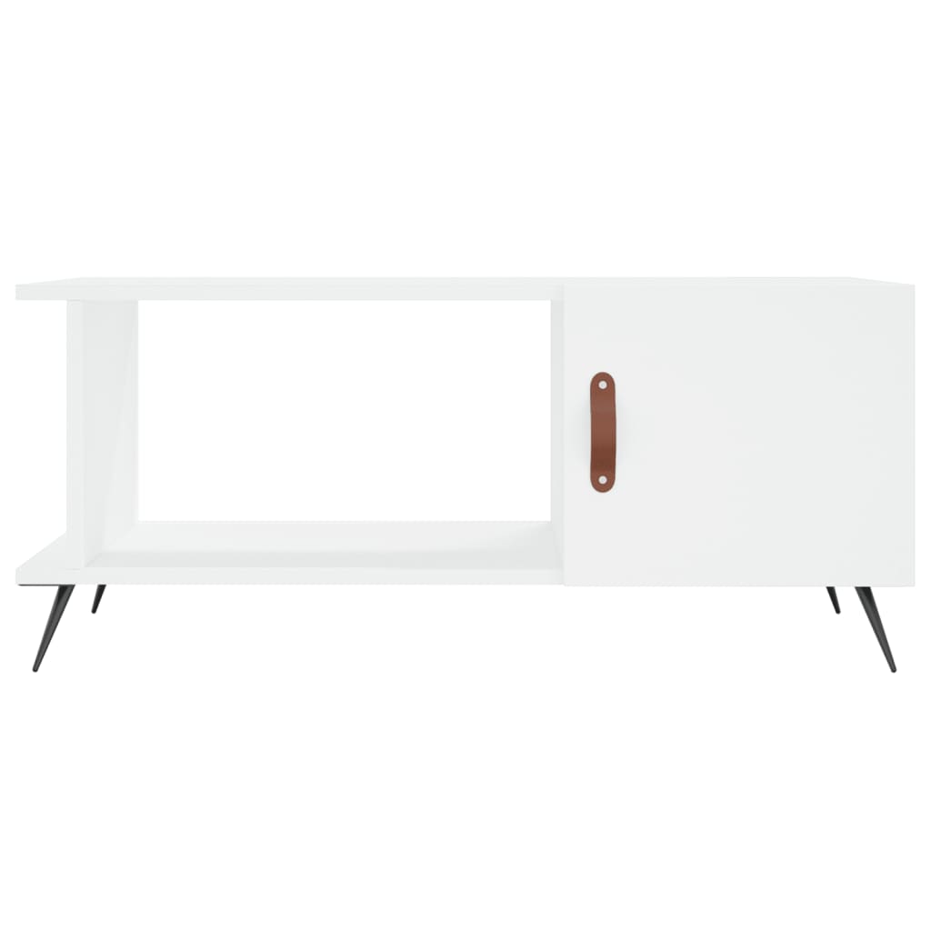 Coffee table, white, 90x50x40 cm, processed wood