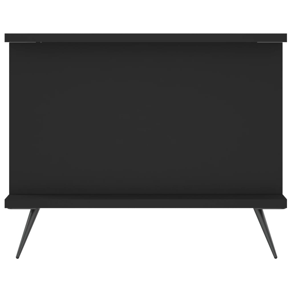 Coffee table, black, 90x50x40 cm, processed wood