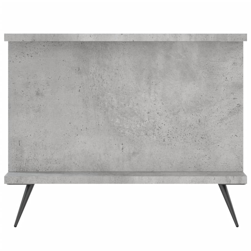 Coffee table, concrete gray, 90x50x40 cm, processed wood