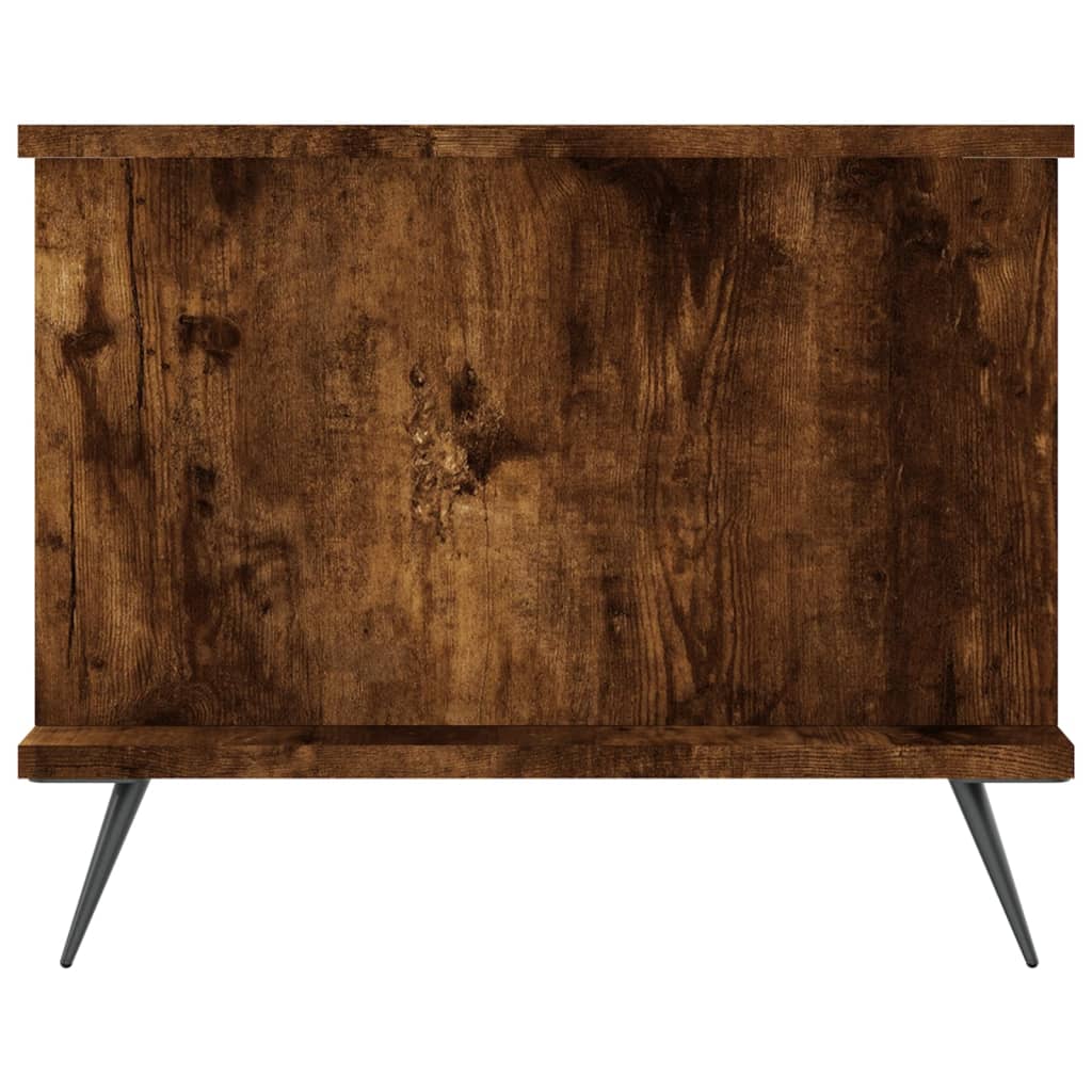 Coffee table, smoky oak, 90x50x40 cm, processed wood