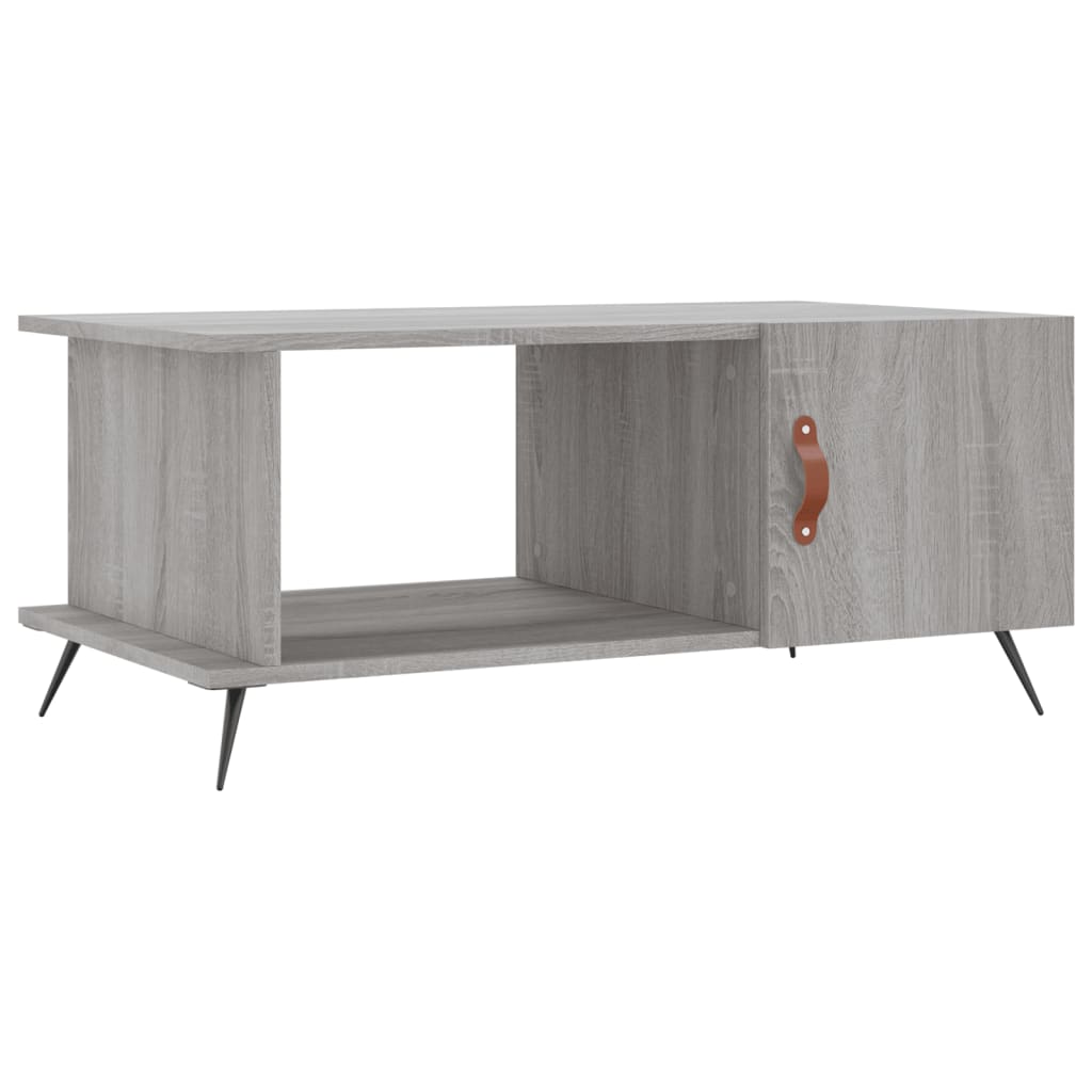 Coffee table, sonoma grey, 90x50x40 cm, processed wood