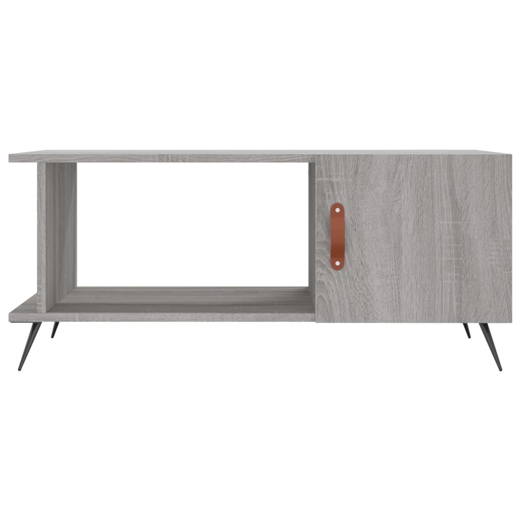 Coffee table, sonoma grey, 90x50x40 cm, processed wood