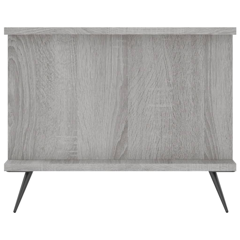 Coffee table, sonoma grey, 90x50x40 cm, processed wood