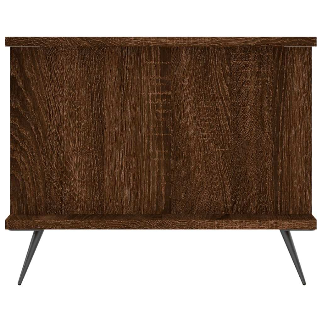 Coffee table, brown oak, 90x50x40 cm, processed wood