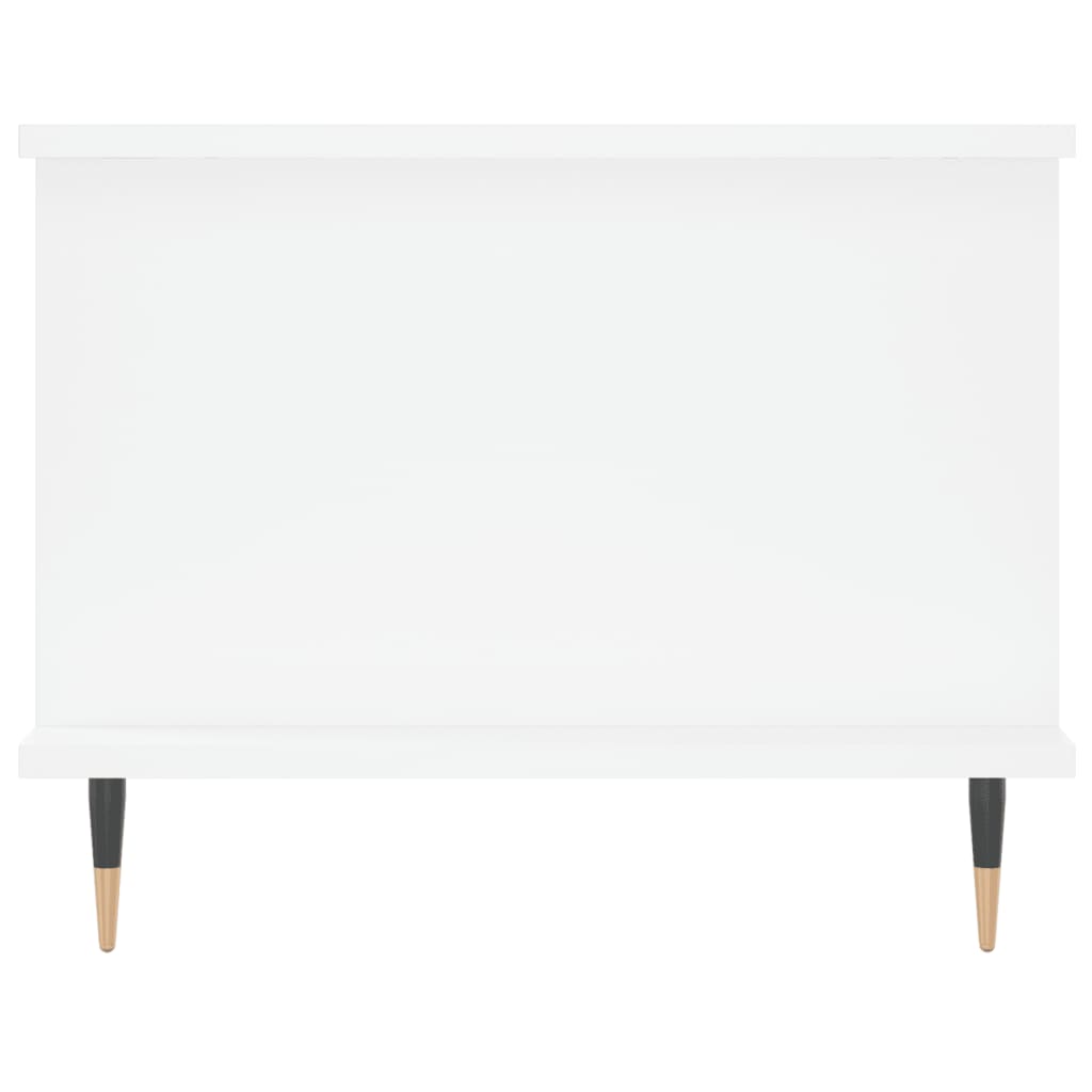 Coffee table, white, 90x50x40 cm, processed wood