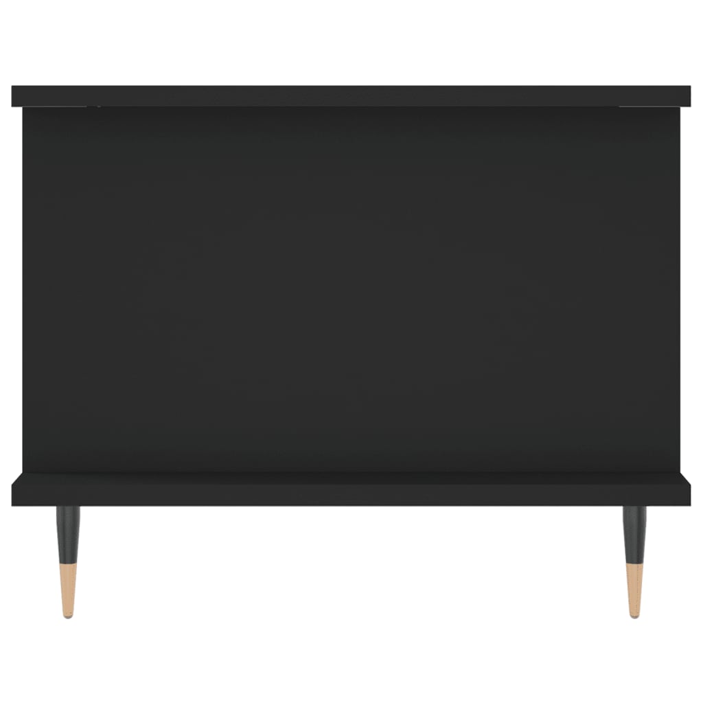Coffee table, black, 90x50x40 cm, processed wood