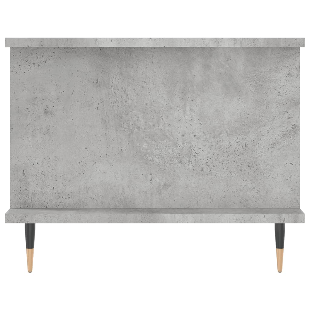 Coffee table, concrete gray, 90x50x40 cm, processed wood