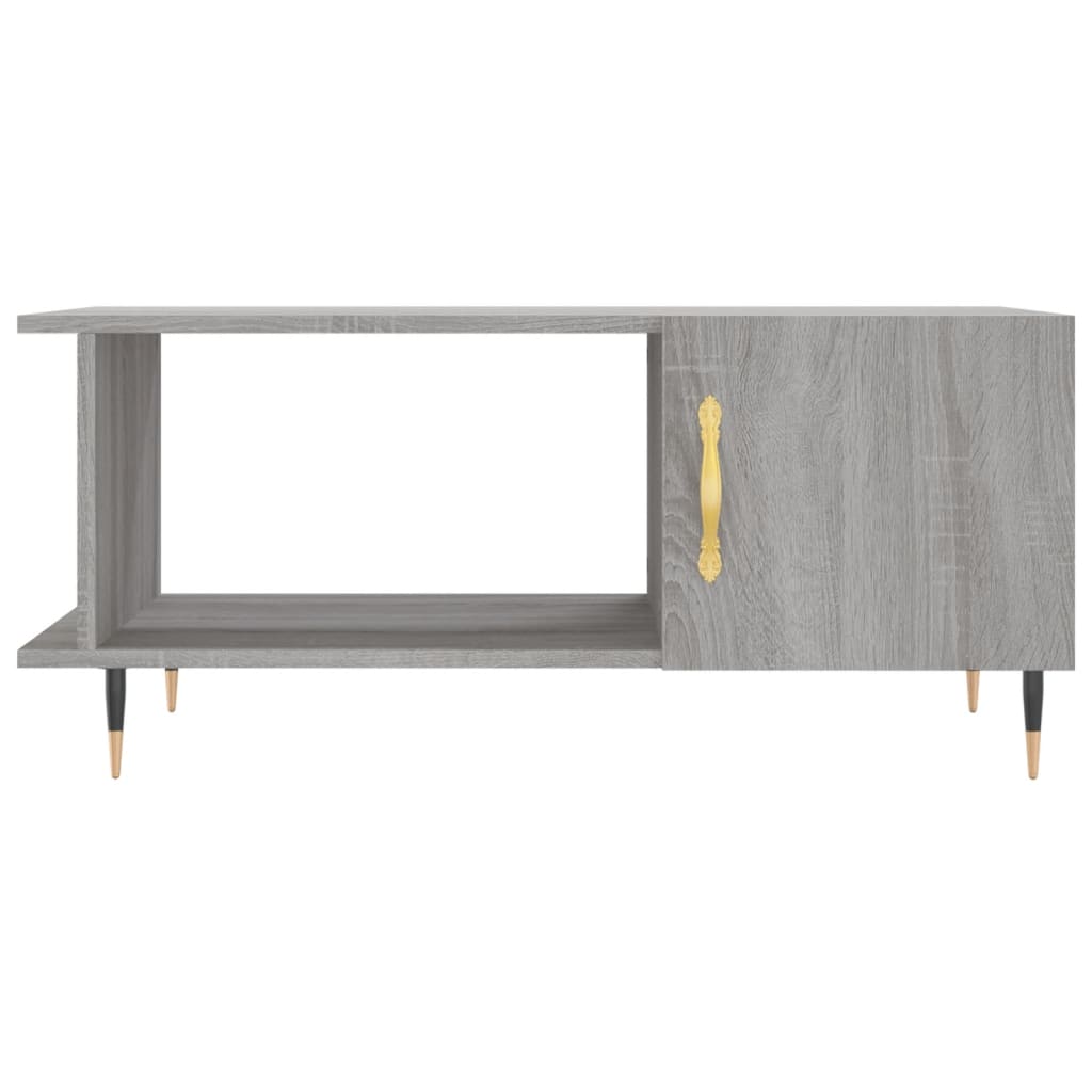 Coffee table, sonoma grey, 90x50x40 cm, processed wood