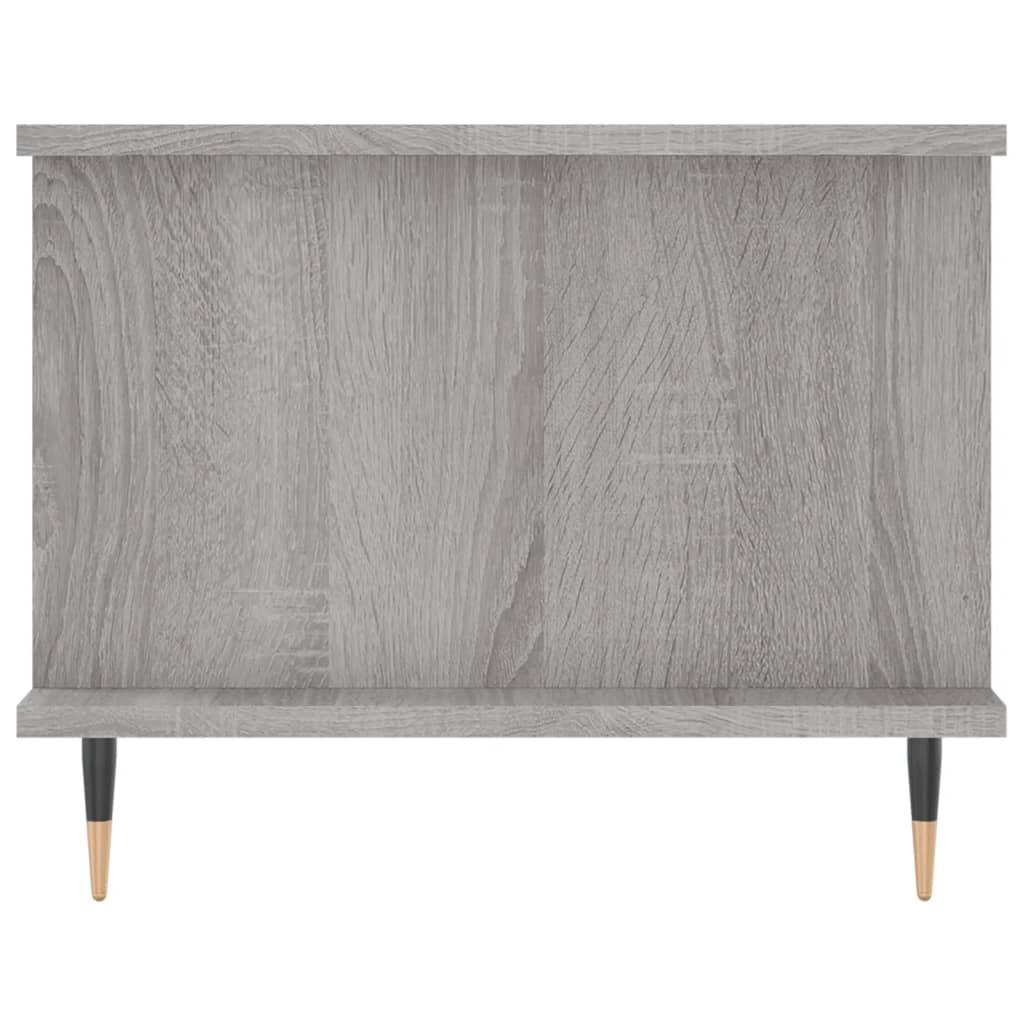 Coffee table, sonoma grey, 90x50x40 cm, processed wood