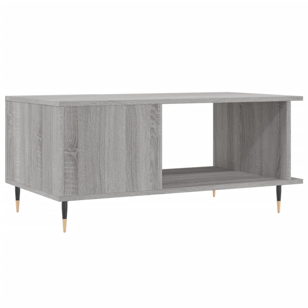 Coffee table, sonoma grey, 90x50x40 cm, processed wood
