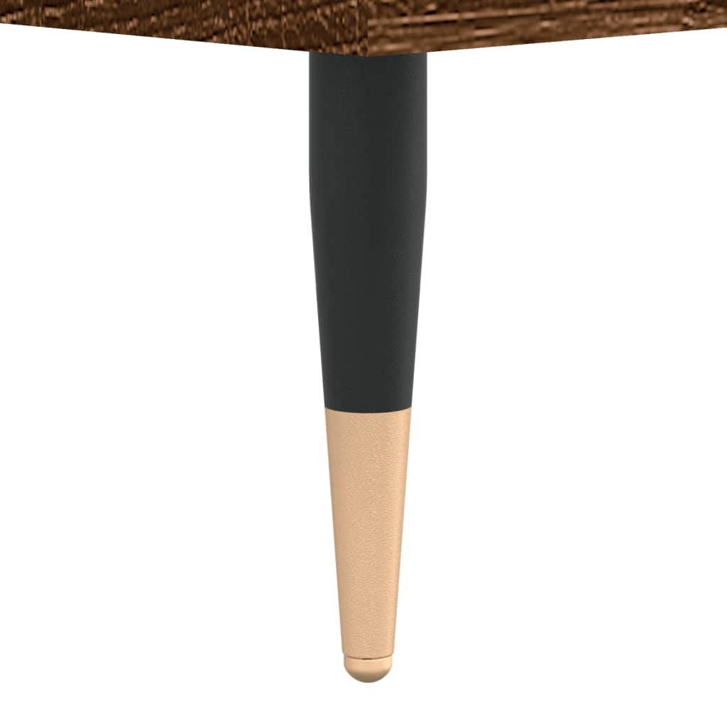 Coffee table, brown oak, 90x50x40 cm, processed wood