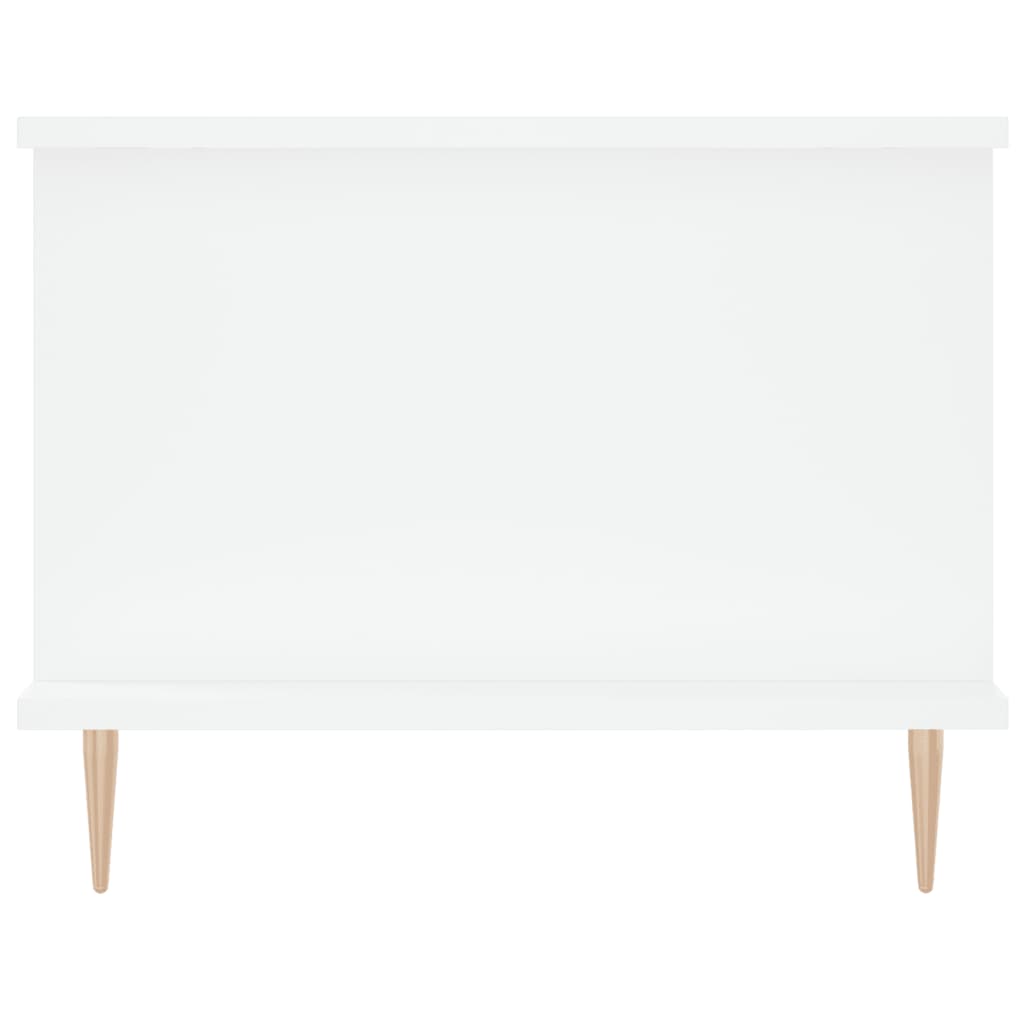 Coffee table, white, 90x50x40 cm, processed wood