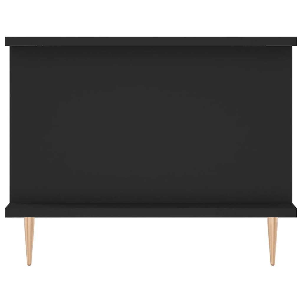 Coffee table, black, 90x50x40 cm, processed wood
