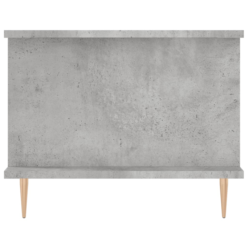 Coffee table, concrete gray, 90x50x40 cm, processed wood