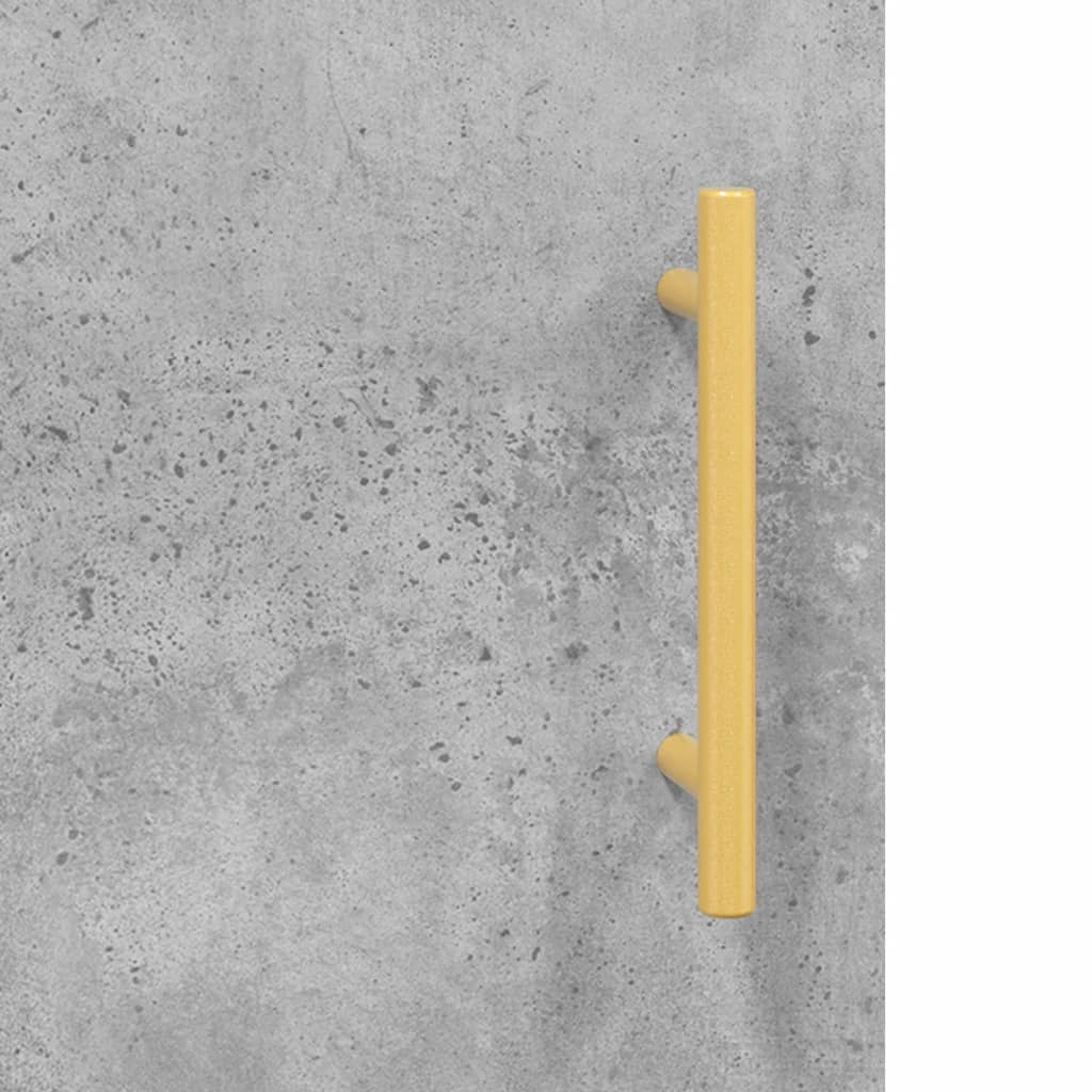 Coffee table, concrete gray, 90x50x40 cm, processed wood